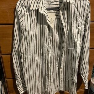Stylish Striped Button-Down Shirt for women